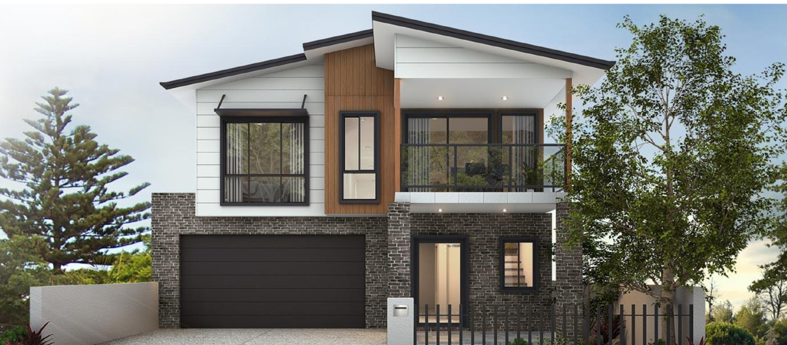 Elegant Five Bedroom Two Storey kit-set steel frame home package NZ